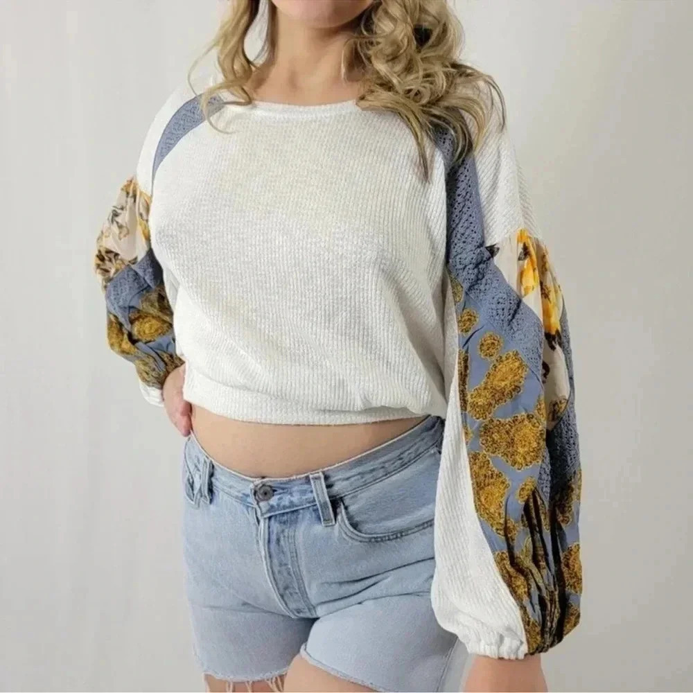 Free People Casual Clash Thermal Top - Picture 10 of 11
